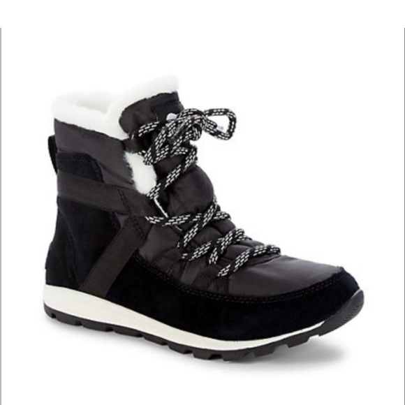 SOREL WHITNEY SHORT LACE Waterproof Boot/Black # - Picture 2 of 10